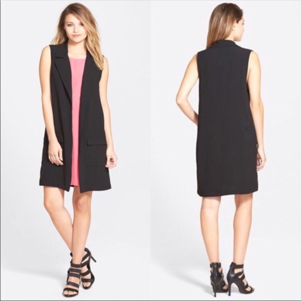 Leith sleeveless vest with pockets